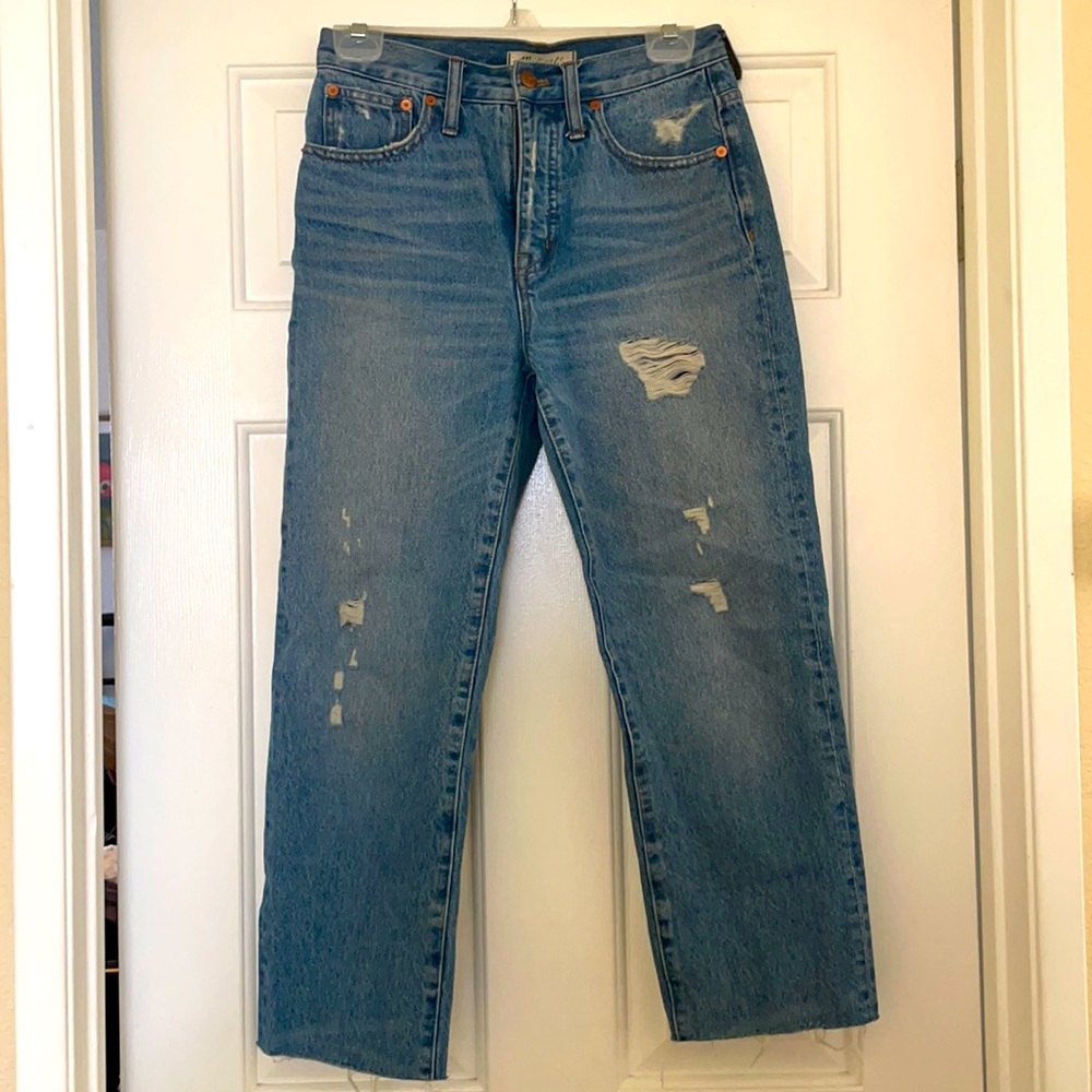 Madewell classic straight jeans